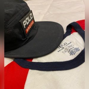 Ralph Lauren POLO Custom 5 Panel hat and Long Sleeve Tee